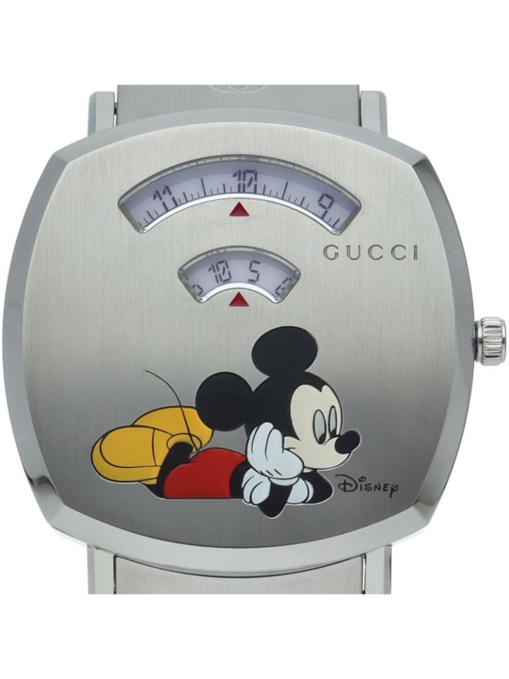Gucci Grip Watch Disney 157.3 SS Silver Medium